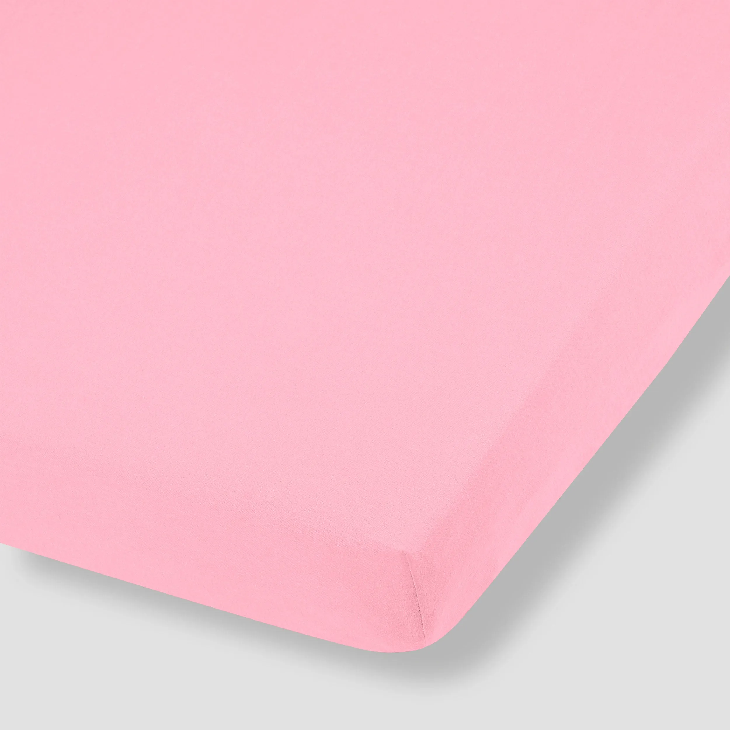 Pink Bloom Kids Linen Blend Fitted Sheet