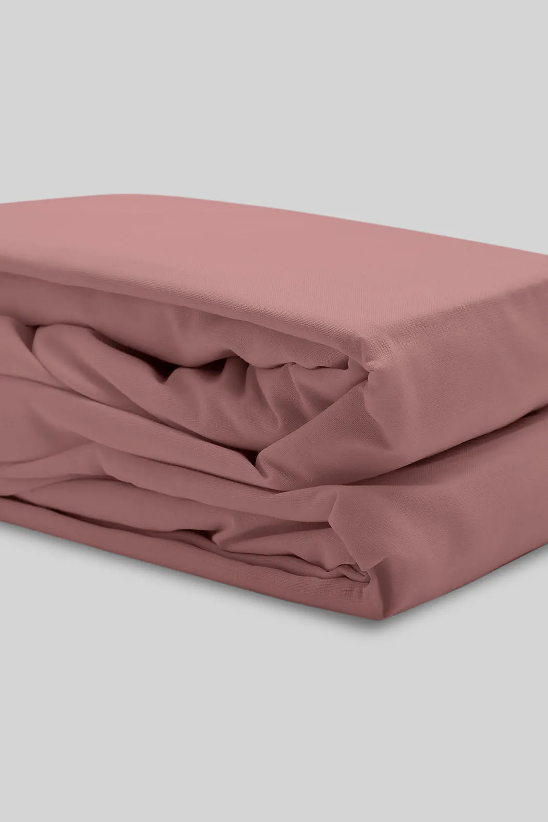 Pink Fitted Sheet (King Size)