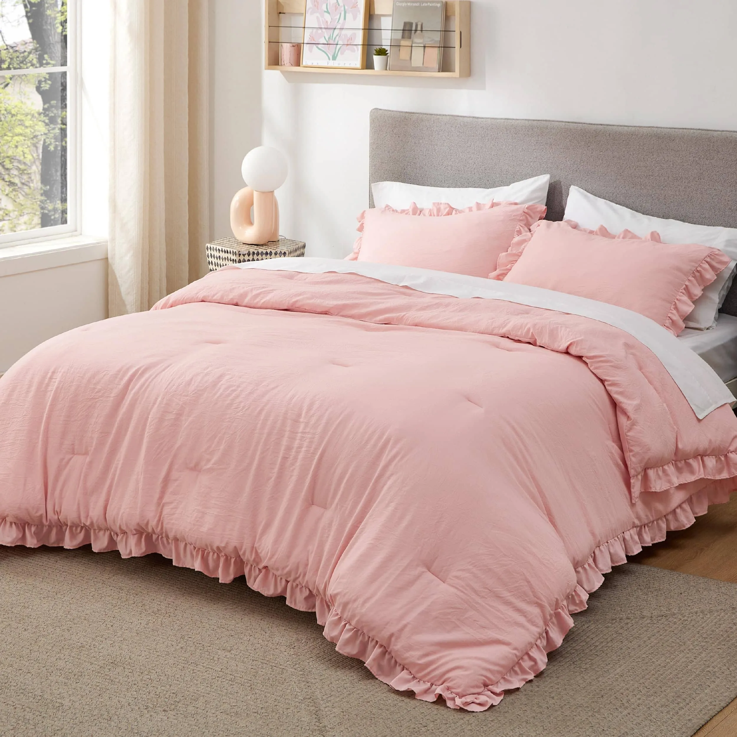 Pom Fringe Comforter Set