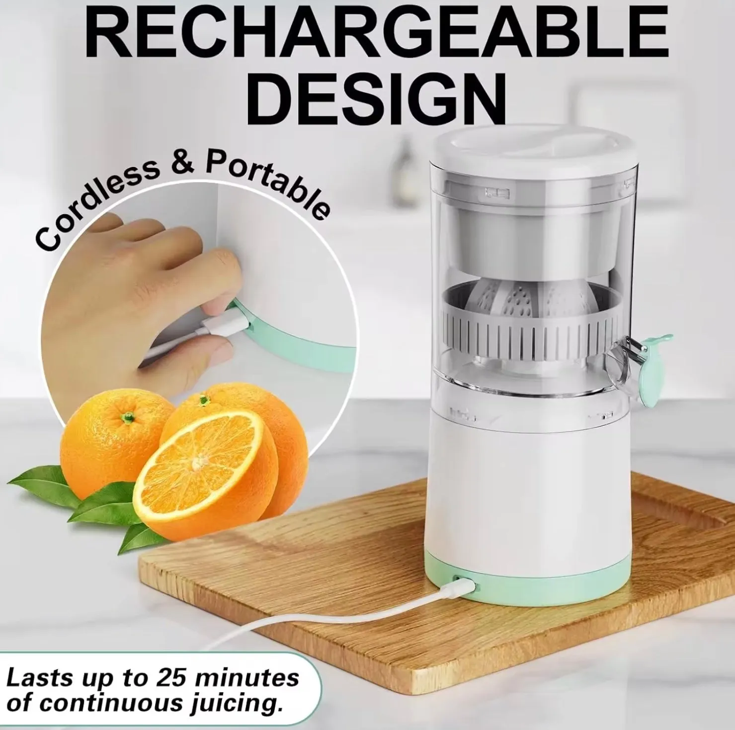 Portable Electric Citrus Juicer