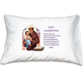 Prayer Pillowcase - Saint Anthony