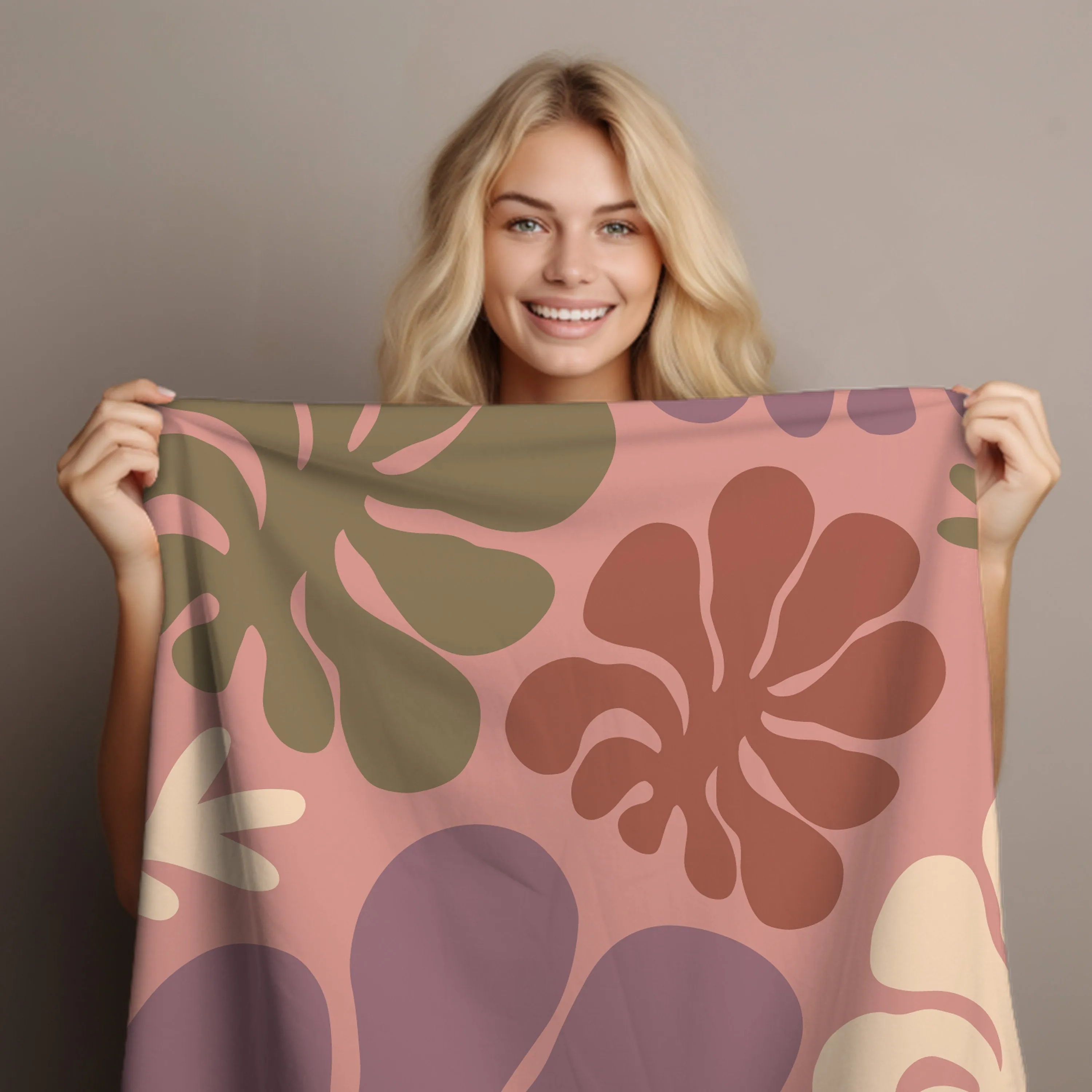 Premium Velveteen Pink Throw Blanket - Cozy & Stylish