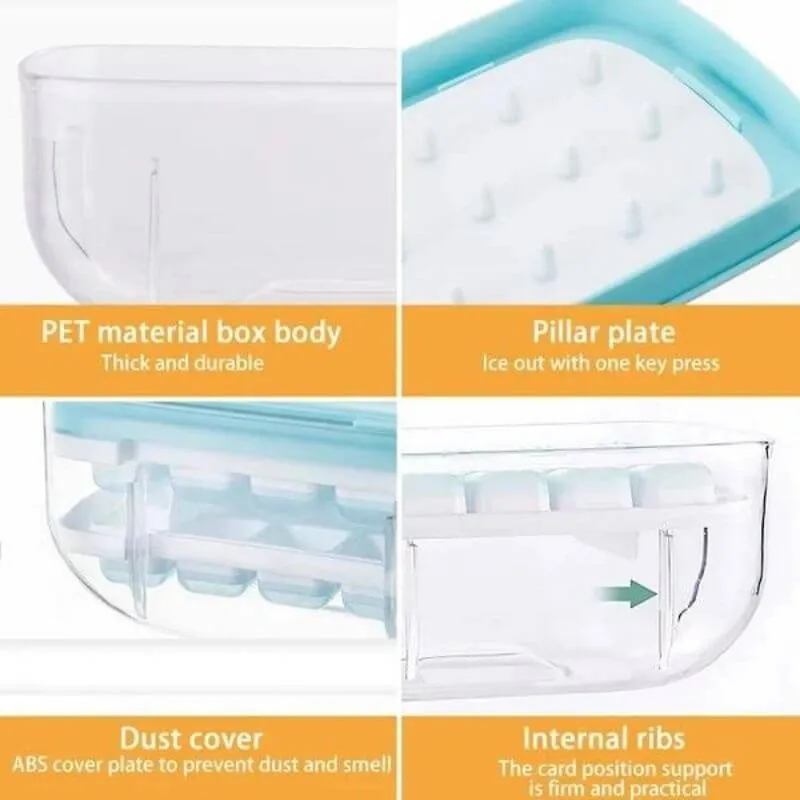 Press Type Ice Cube Maker