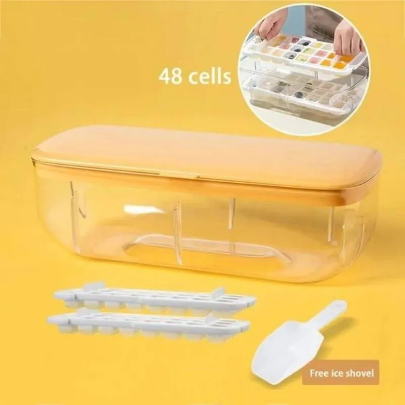 Press Type Ice Cube Maker