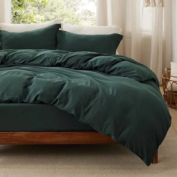 Prewashed Polyester Microfiber Duvet Cover Set