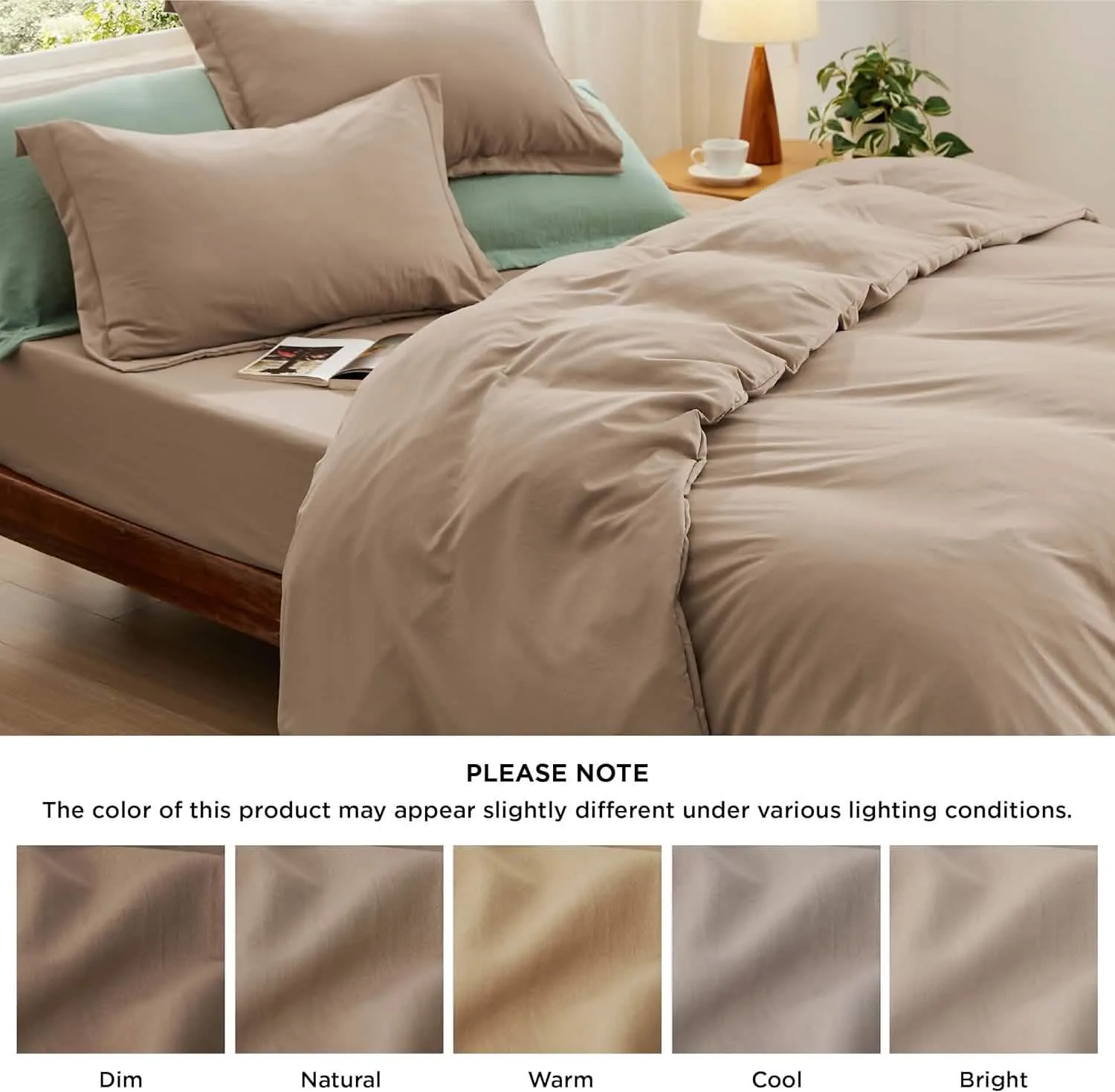 Prewashed Polyester Microfiber Duvet Cover Set