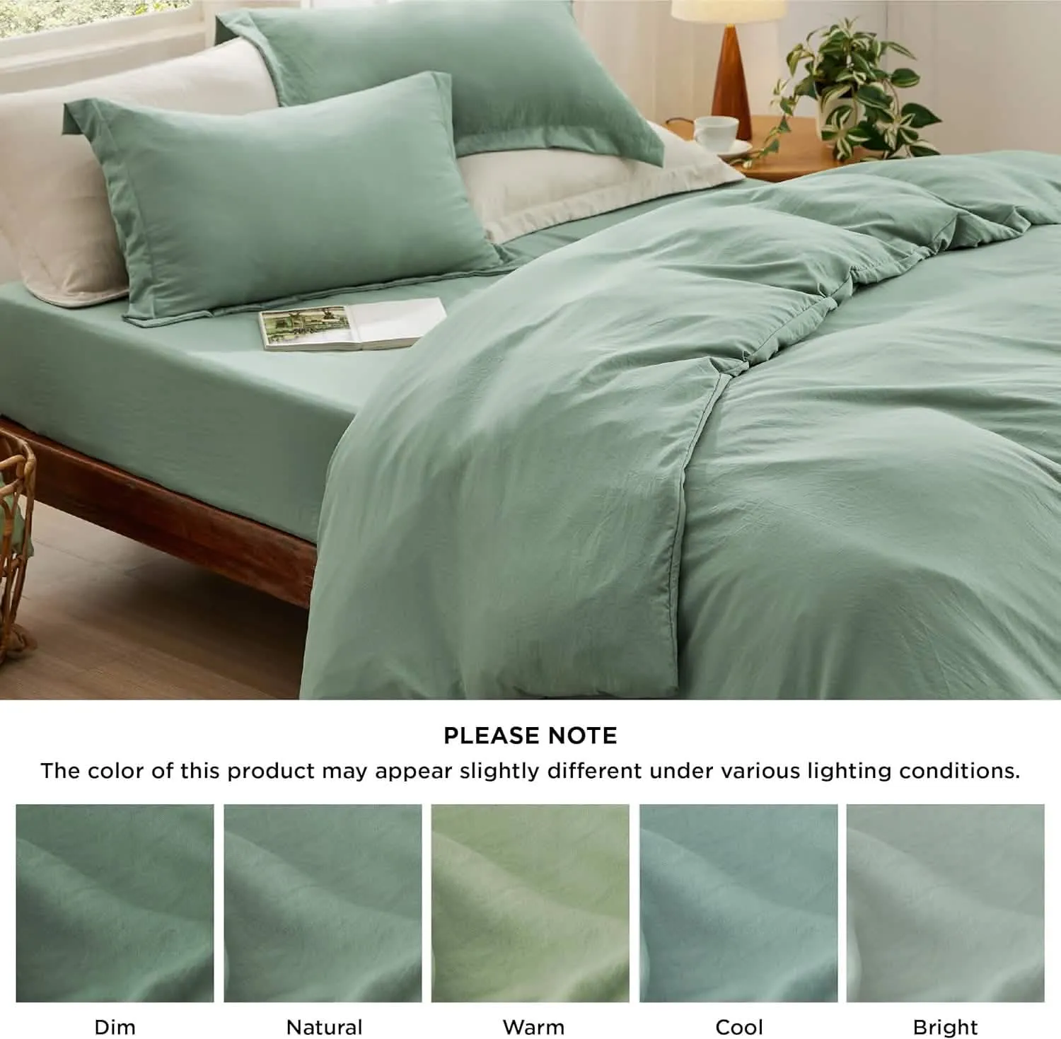 Prewashed Polyester Microfiber Duvet Cover Set