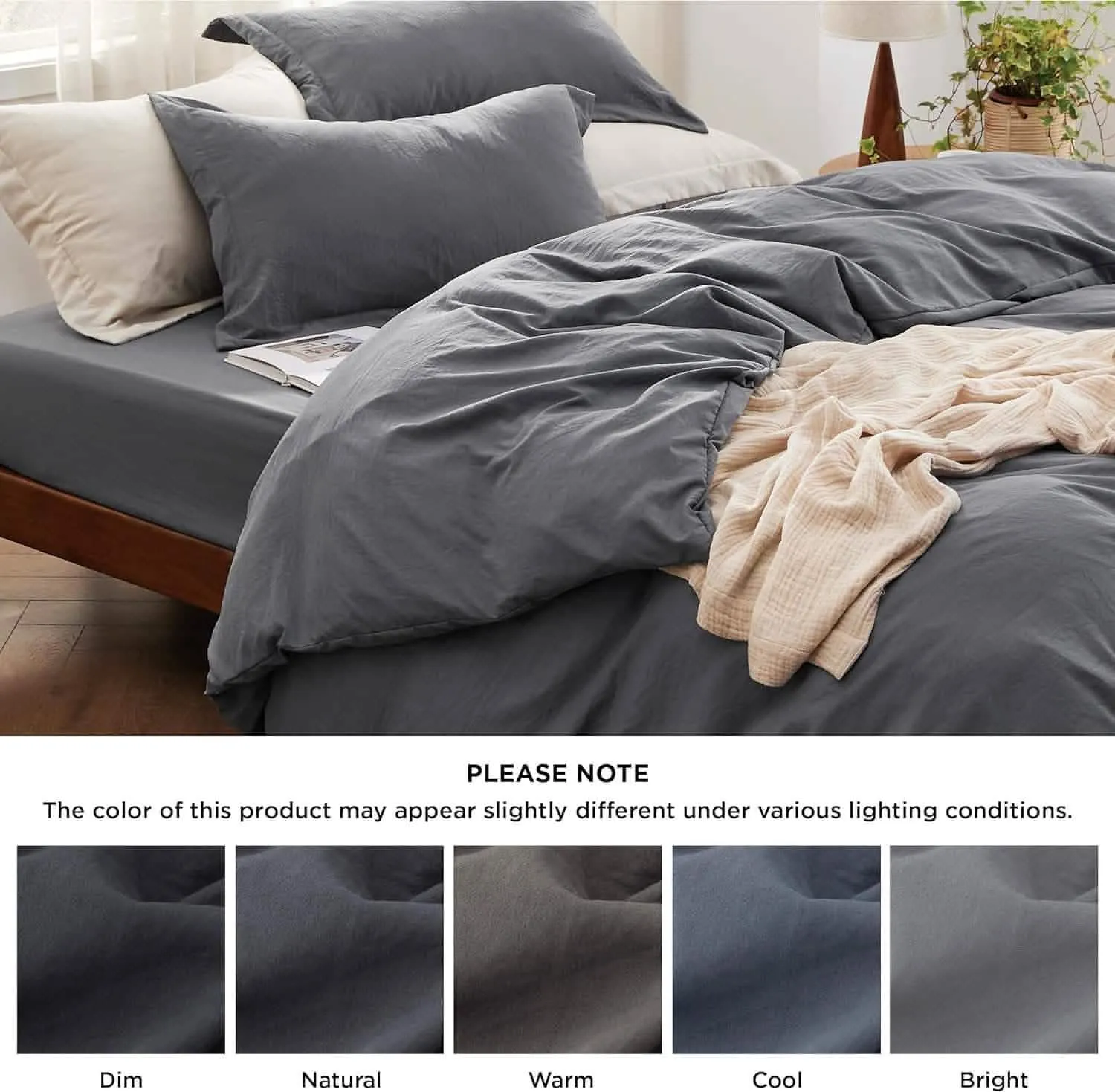 Prewashed Polyester Microfiber Duvet Cover Set