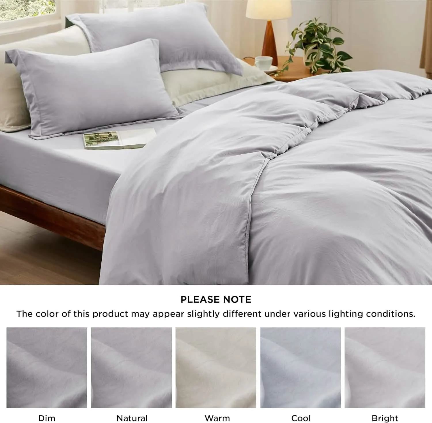 Prewashed Polyester Microfiber Duvet Cover Set