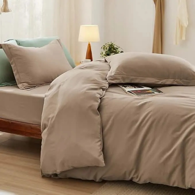 Prewashed Polyester Microfiber Duvet Cover Set