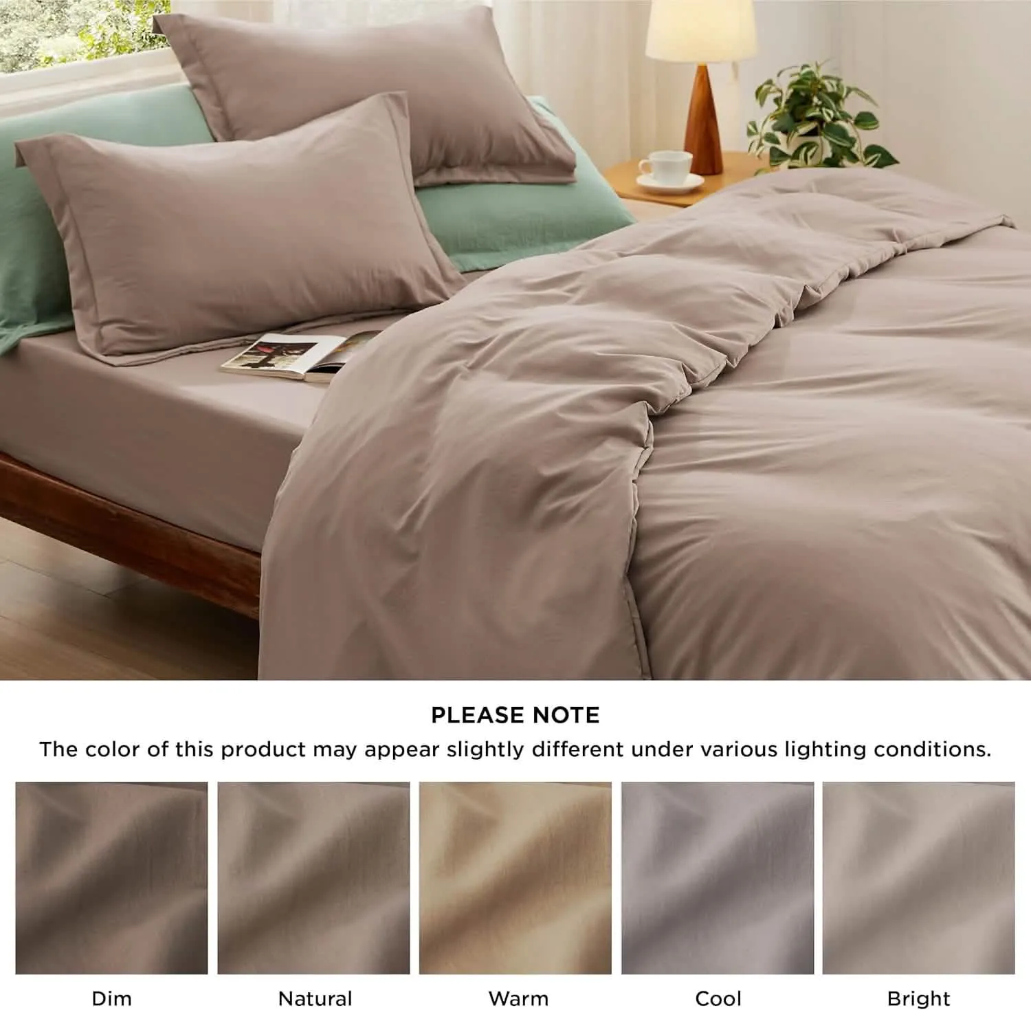 Prewashed Polyester Microfiber Duvet Cover Set