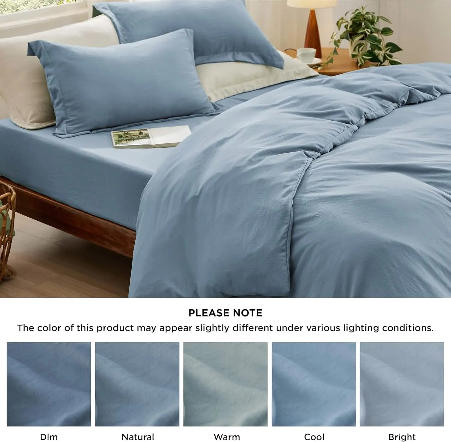 Prewashed Polyester Microfiber Duvet Cover Set