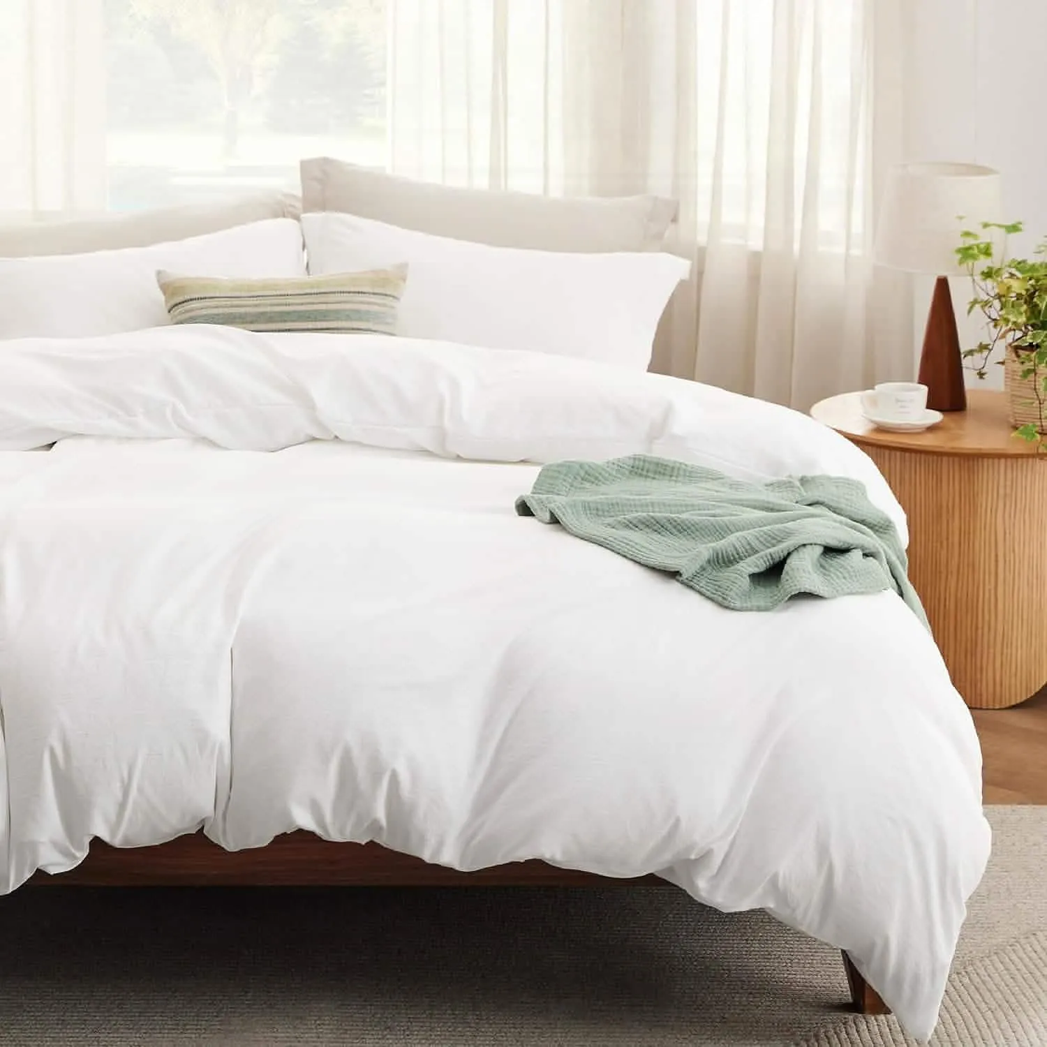 Prewashed Polyester Microfiber Duvet Cover Set