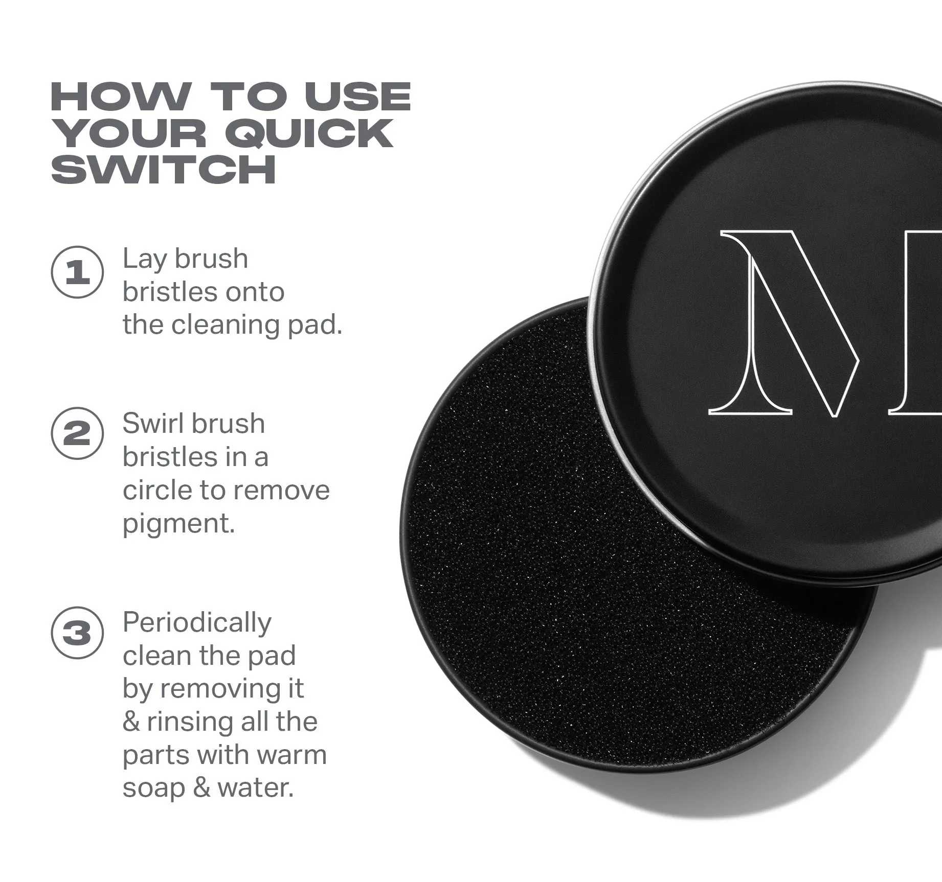 Quick Switch Dry Brush Cleaner