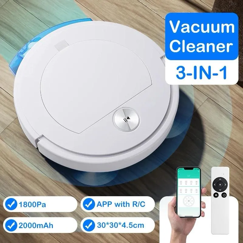 Remote Control Cleaning Appliances Strong Power Sweeping Robot Vacuum Cleaners RS900