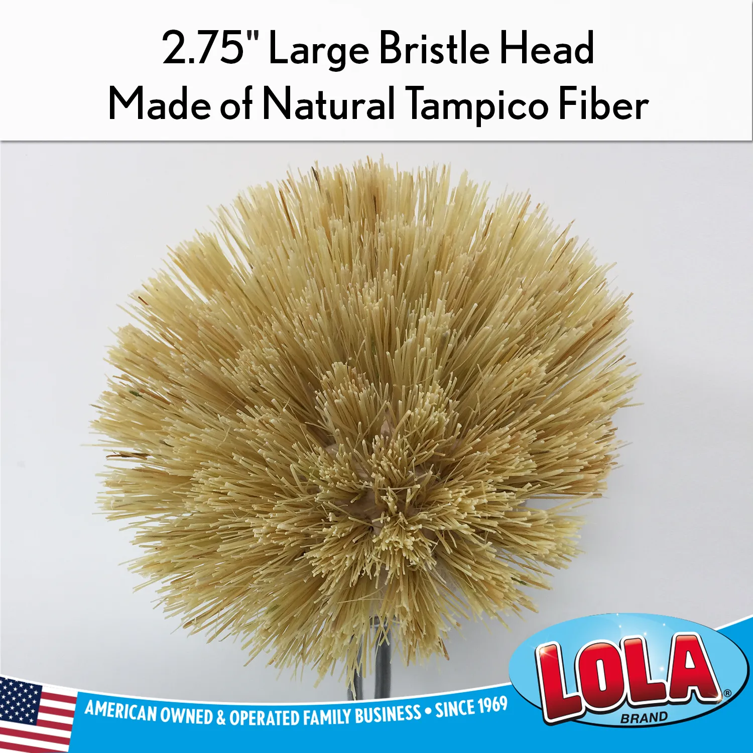 Replacement Head For "The Original" Tampico Vegetable & Dish Brush™ - Large Head