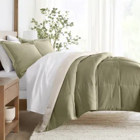 Reversible Down-Alternative Comforter Set - Sale