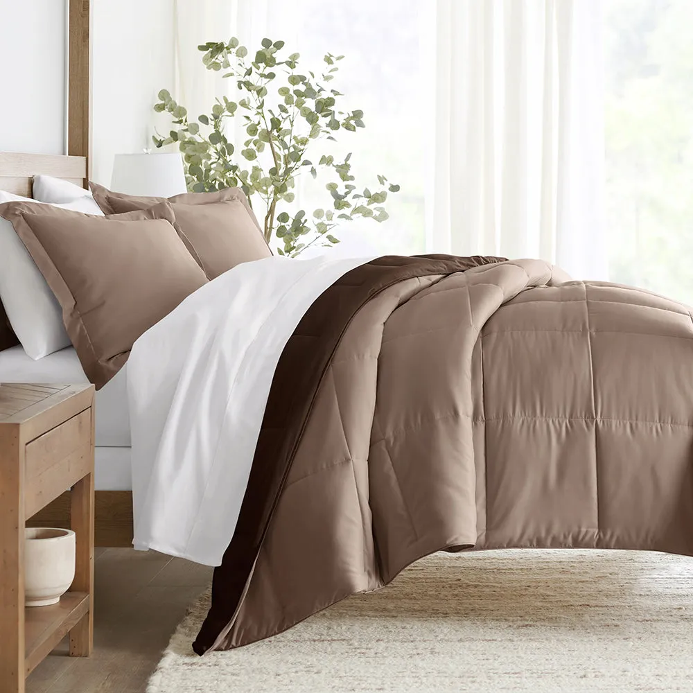 Reversible Down-Alternative Comforter Set - Sale