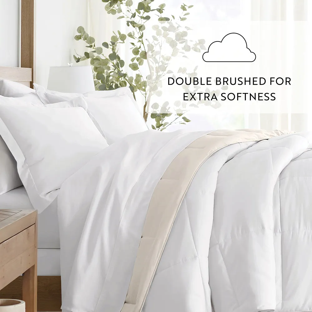 Reversible Down-Alternative Comforter Set - Sale