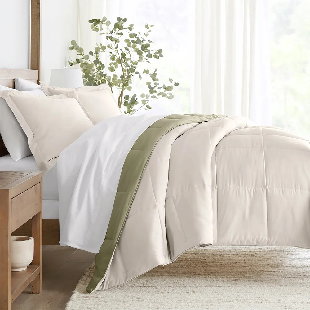 Reversible Down-Alternative Comforter Set - Sale