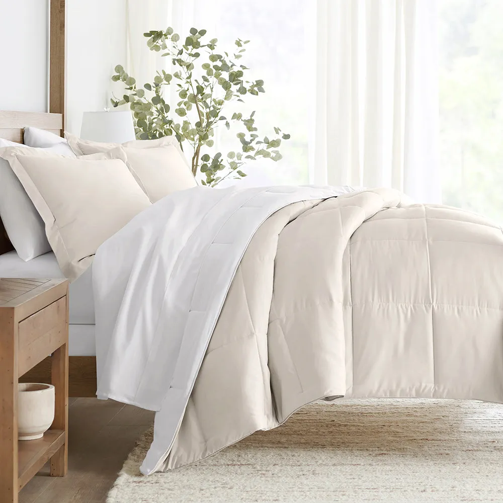 Reversible Down-Alternative Comforter Set - Sale