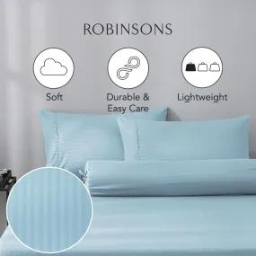 Robinsons Silky Soft Dobby Microfibre Fitted Sheet Set Core Collection