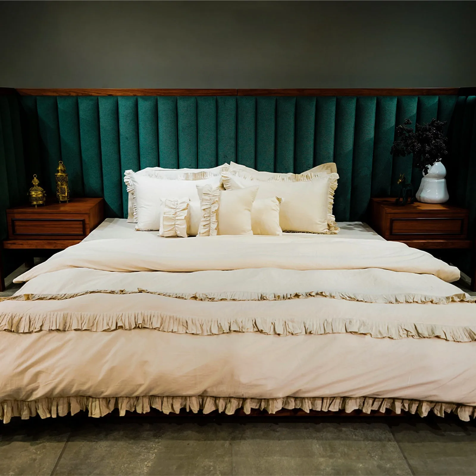 Ruffled 300 TC|500 TC Duvet Cover