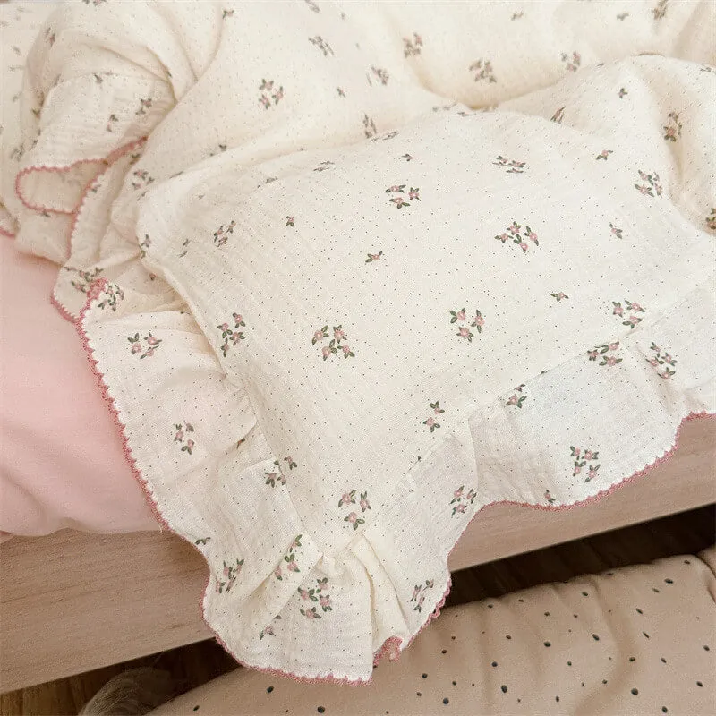 Ruffled Duvet Cover and Sham Set