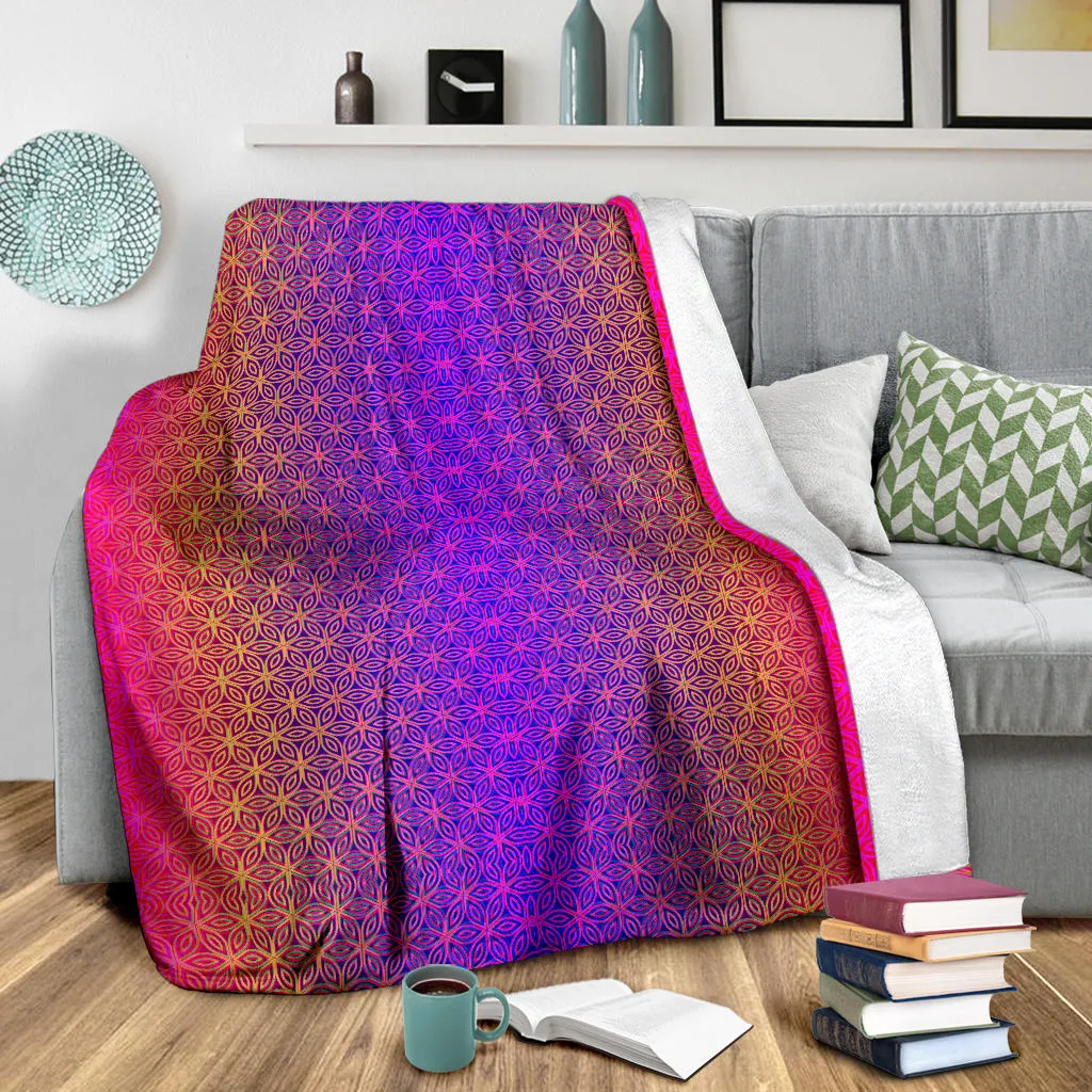 Sacral Bloom II Micro Fleece Blanket