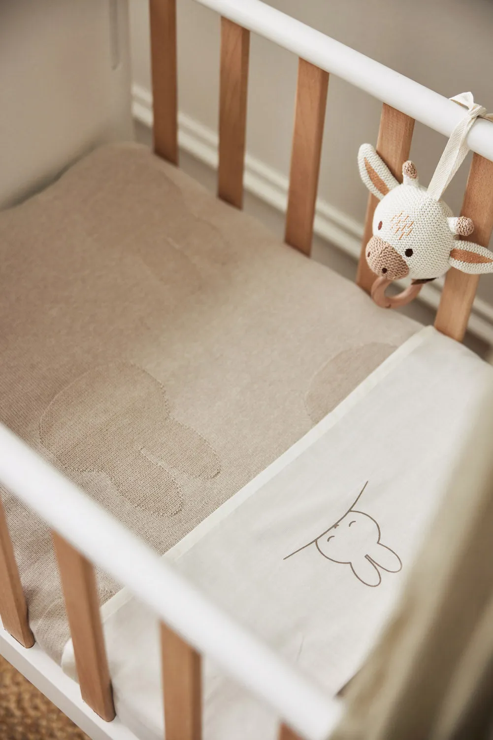 Sheet Cradle 75x100cm Sleepy Miffy - Funghi