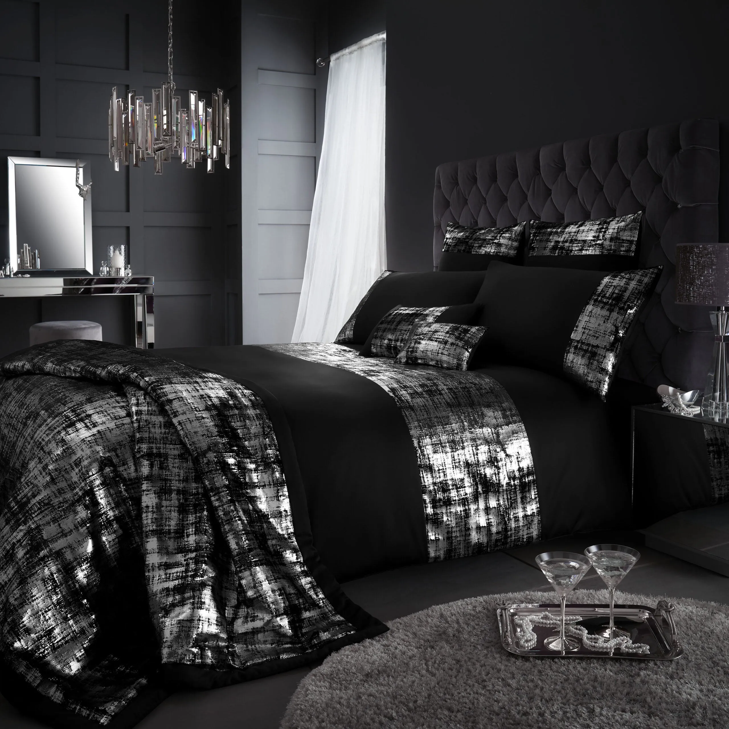 Signature Prosecco Glitter Duvet Set