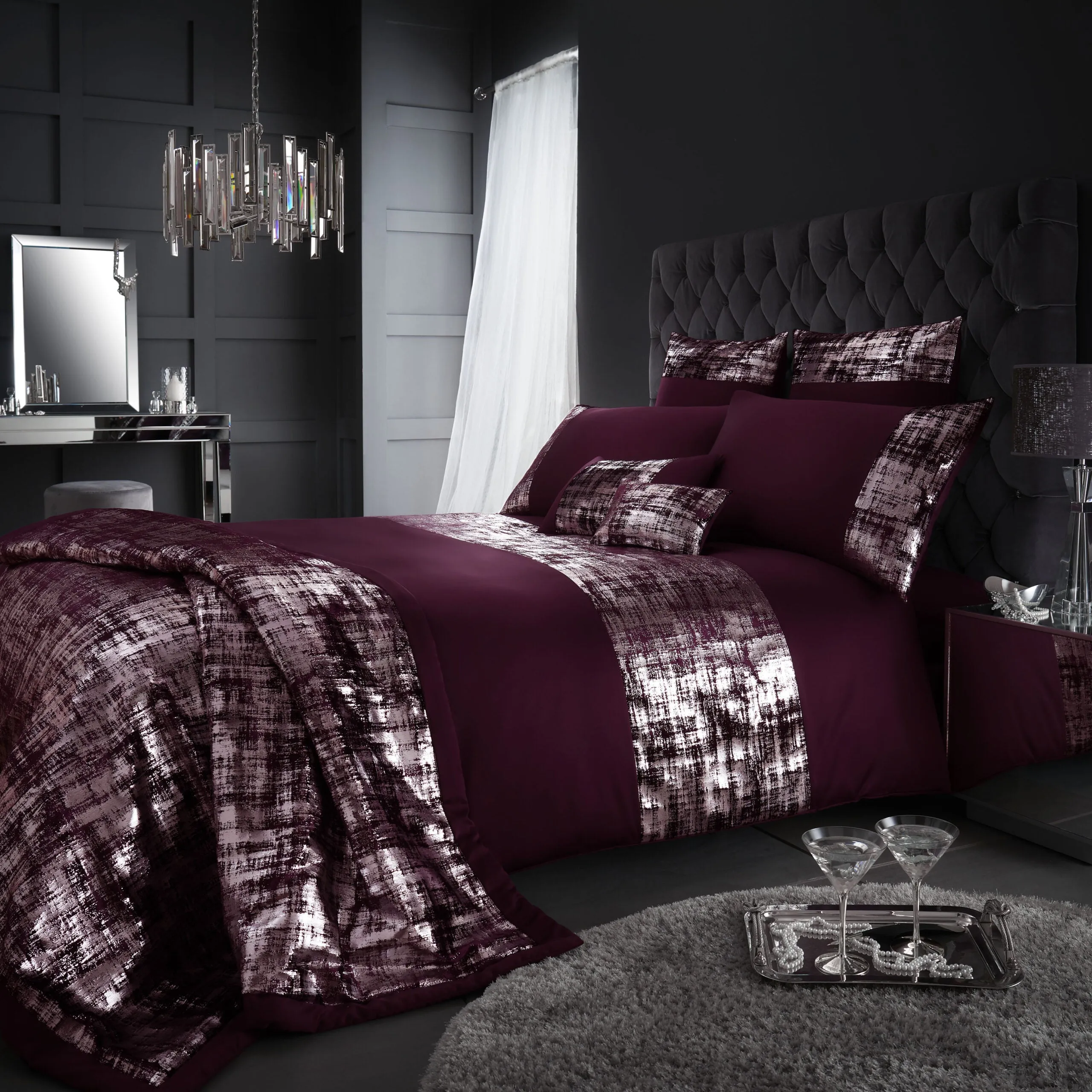 Signature Prosecco Glitter Duvet Set