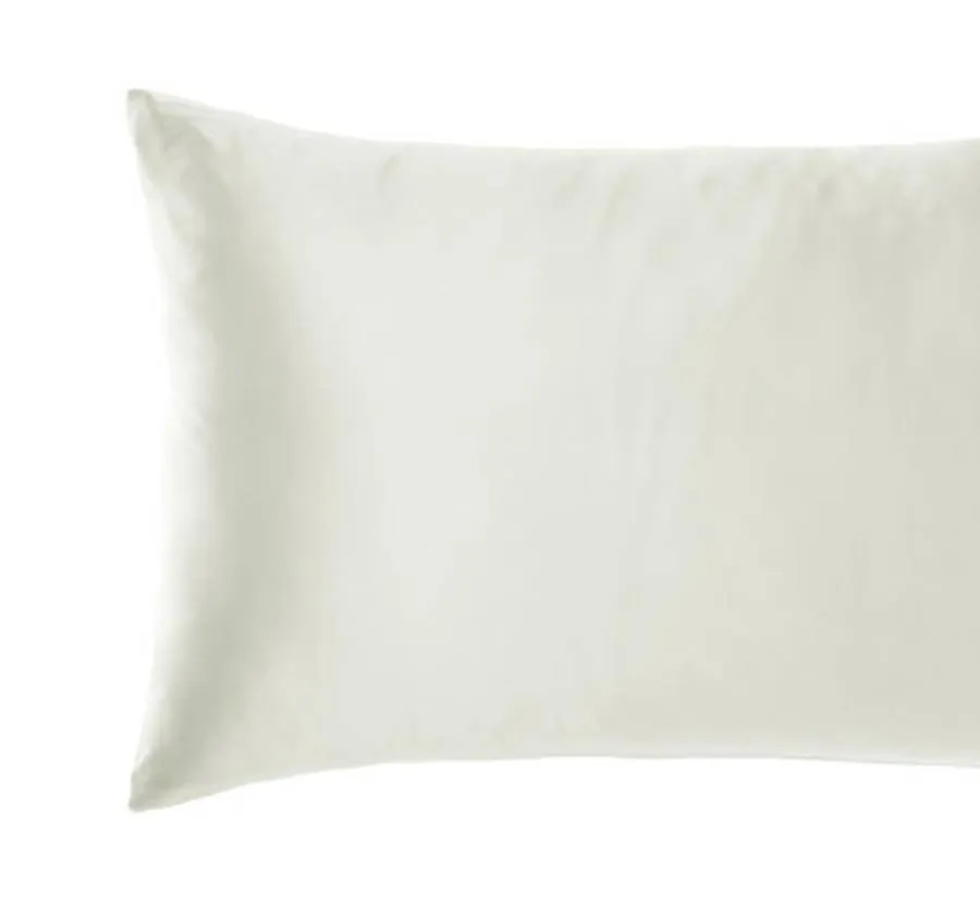 Silk Standard Pillowcase White