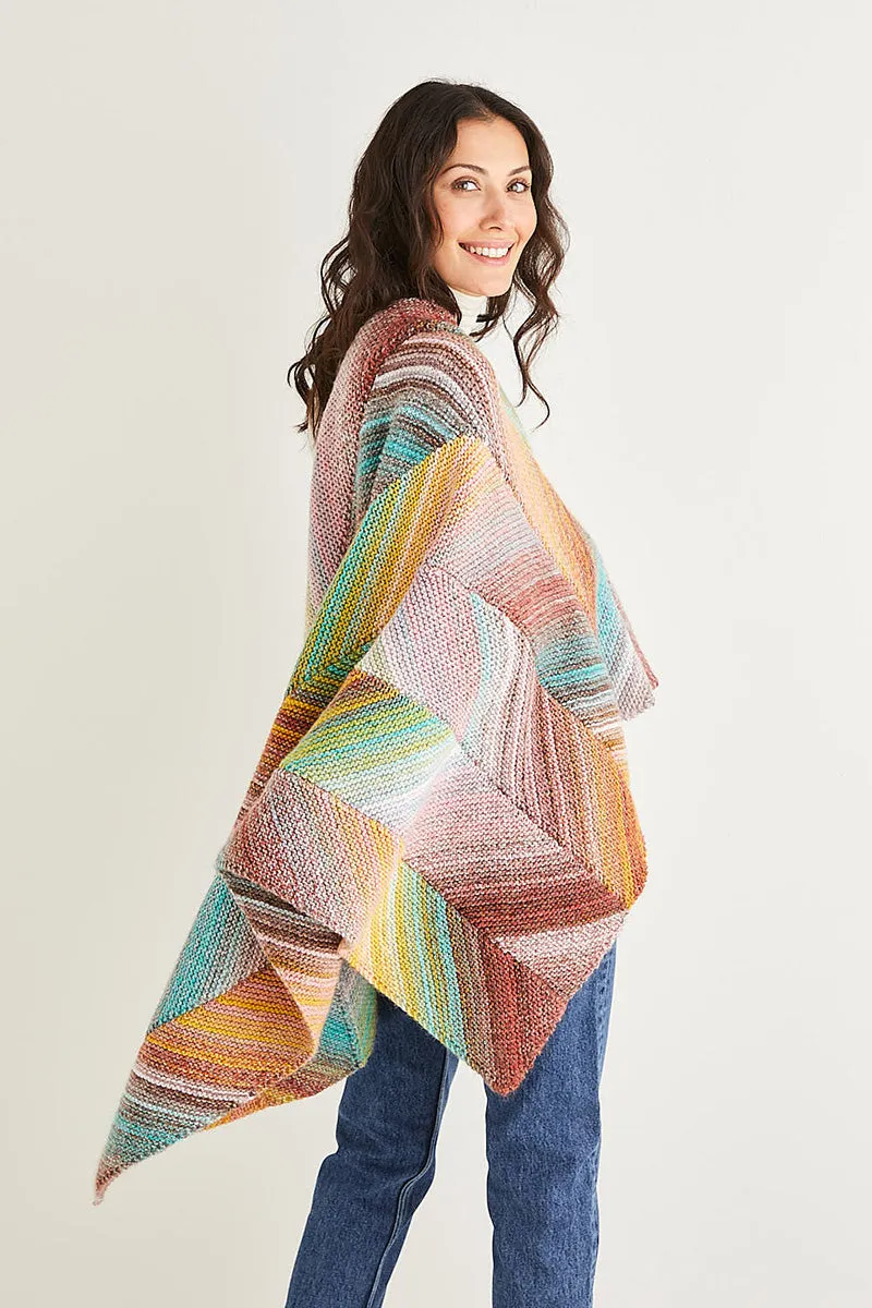 Sirdar Jewelspun Patterns - 10141 Knit Blanket - PDF Download