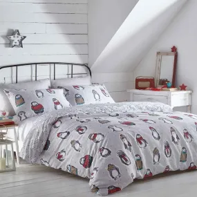 Snowy Penguin Duvet Set