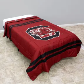 South Carolina Gamecocks Reversible Big Logo Soft and Colorful Comforter