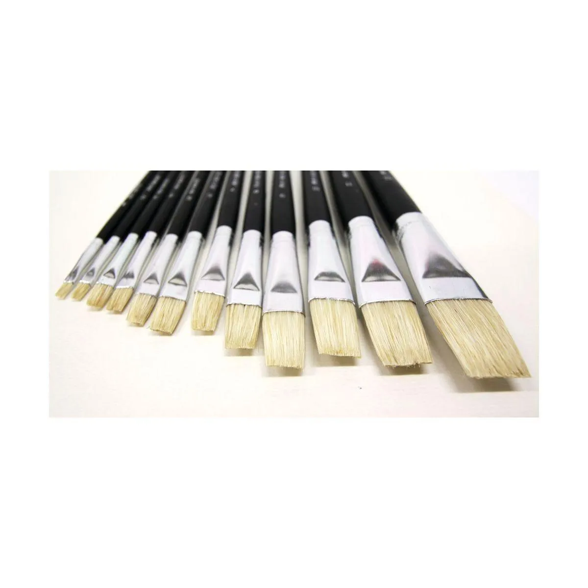 Studio Artist Brushes 12pcs Flat 1-12 - Mont Marte