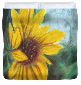 Sunflower View - Duvet Cover