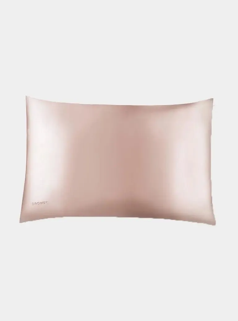 Sunset Pink Silk Pillowcase