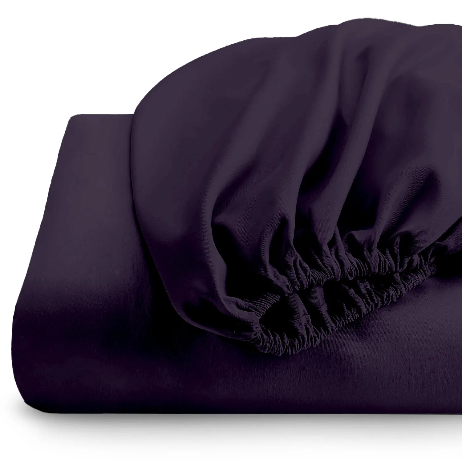 Super Soft fitted sheet 160x200 30 CM - Violet