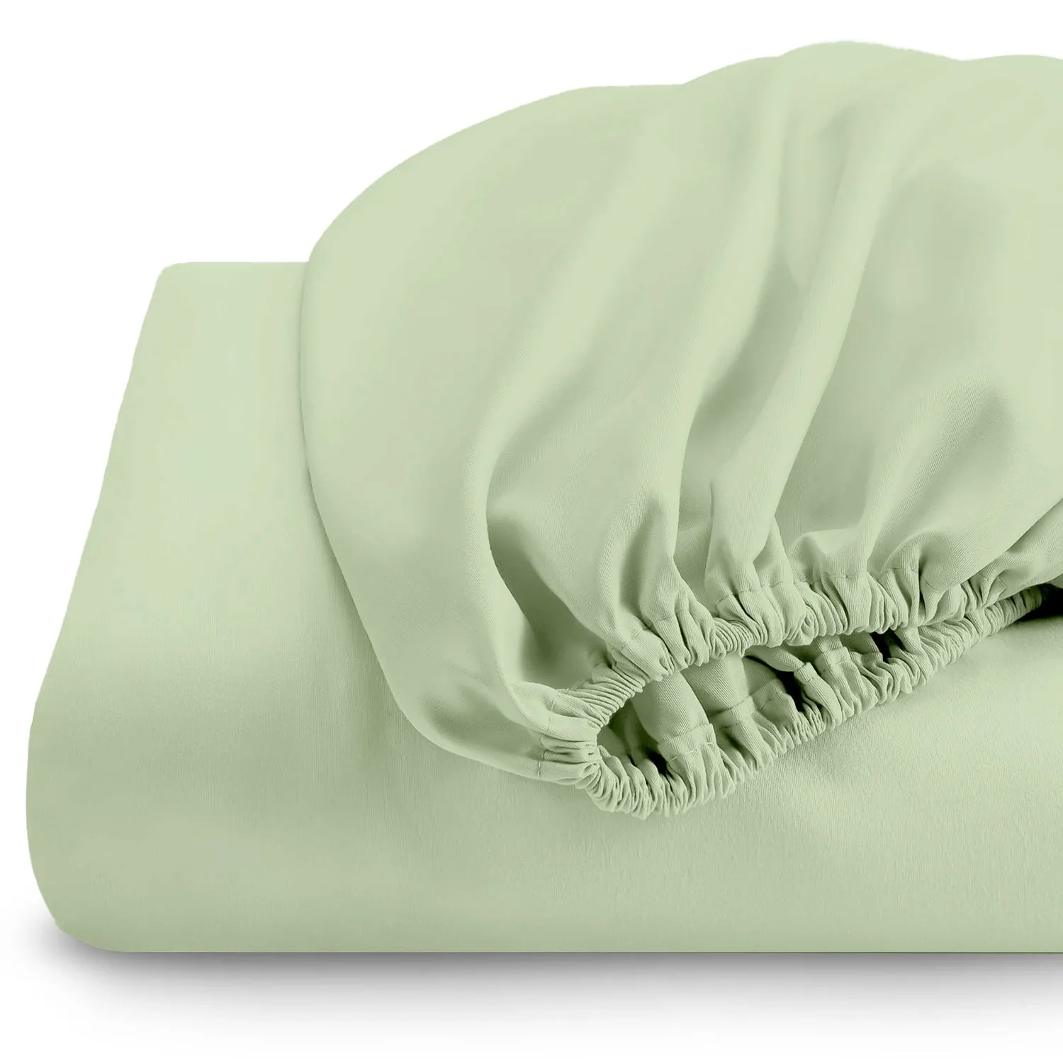 Super Soft Fitted sheet 180x200 30 CM - Mint Green