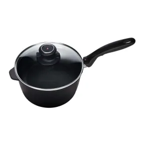 Swiss Diamond XD 3.2 qt Nonstick Saucepan with Glass Lid