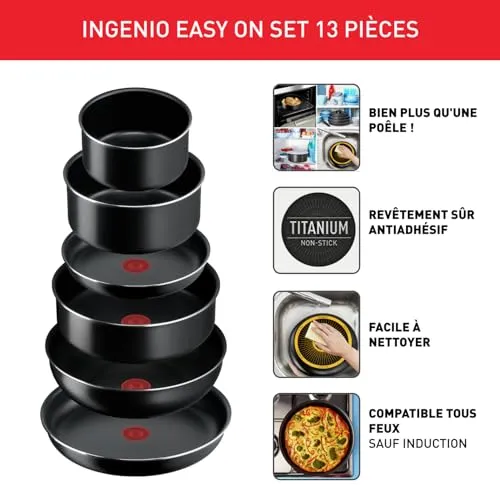 Tefal Ingenio Easy ON Pots & Pans Set (New)