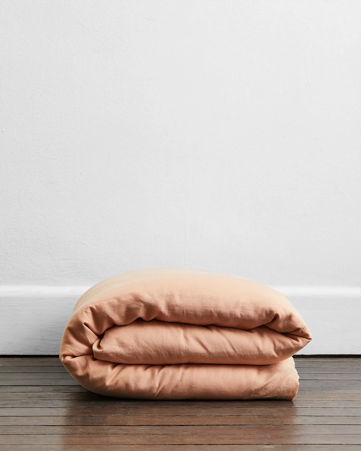 Terracotta 100% French Flax Linen Duvet Cover