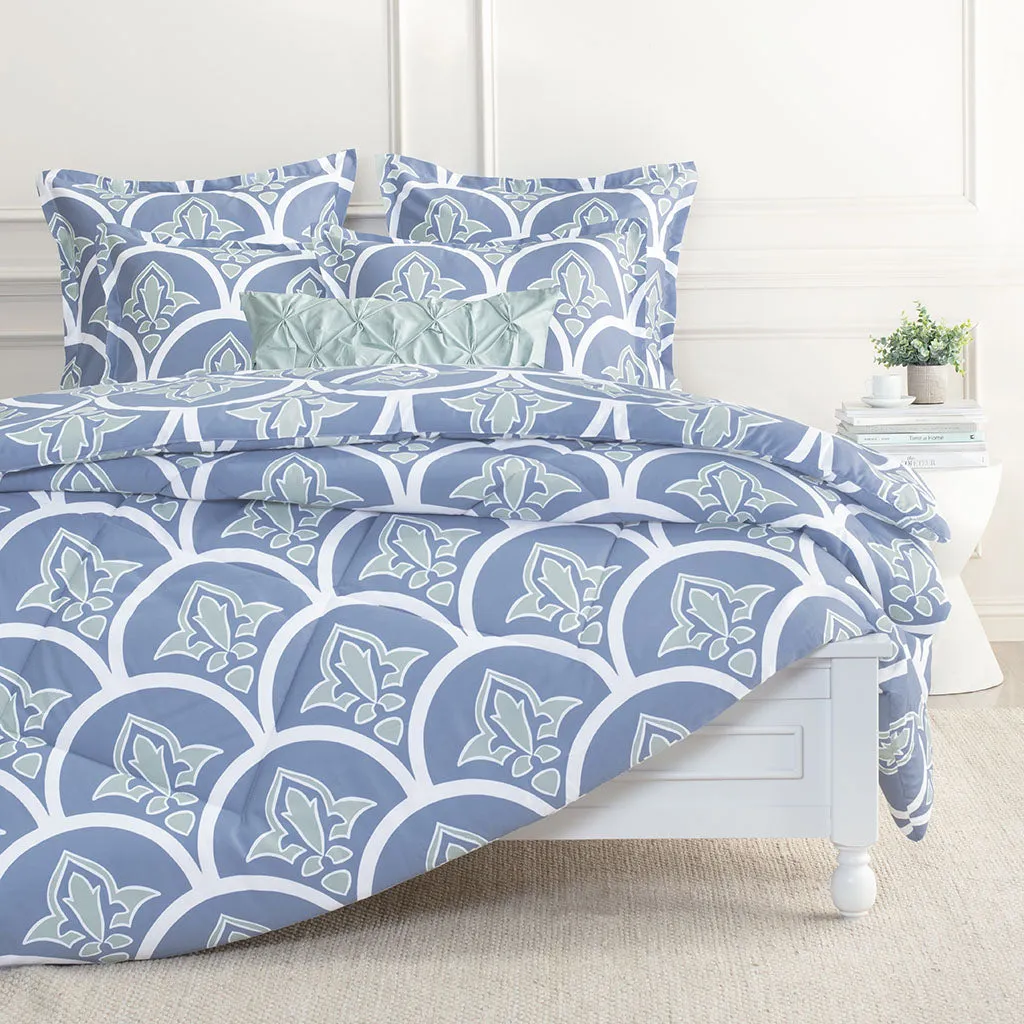 The Clementina Blue Comforter