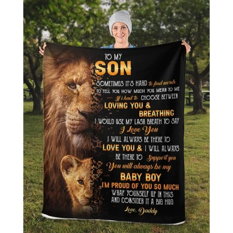 To My Son - From Dad - A322 - Premium Blanket