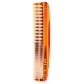 Tortoise Pocket Comb with Medium and Fine Teeth (5.5 in)