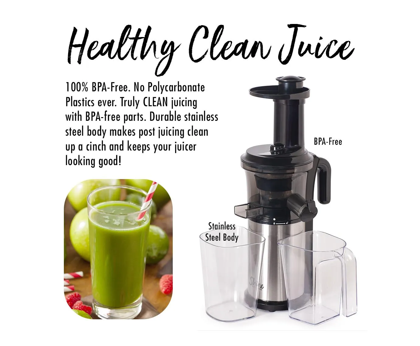 Tribest ® Shine Vertical Juicer