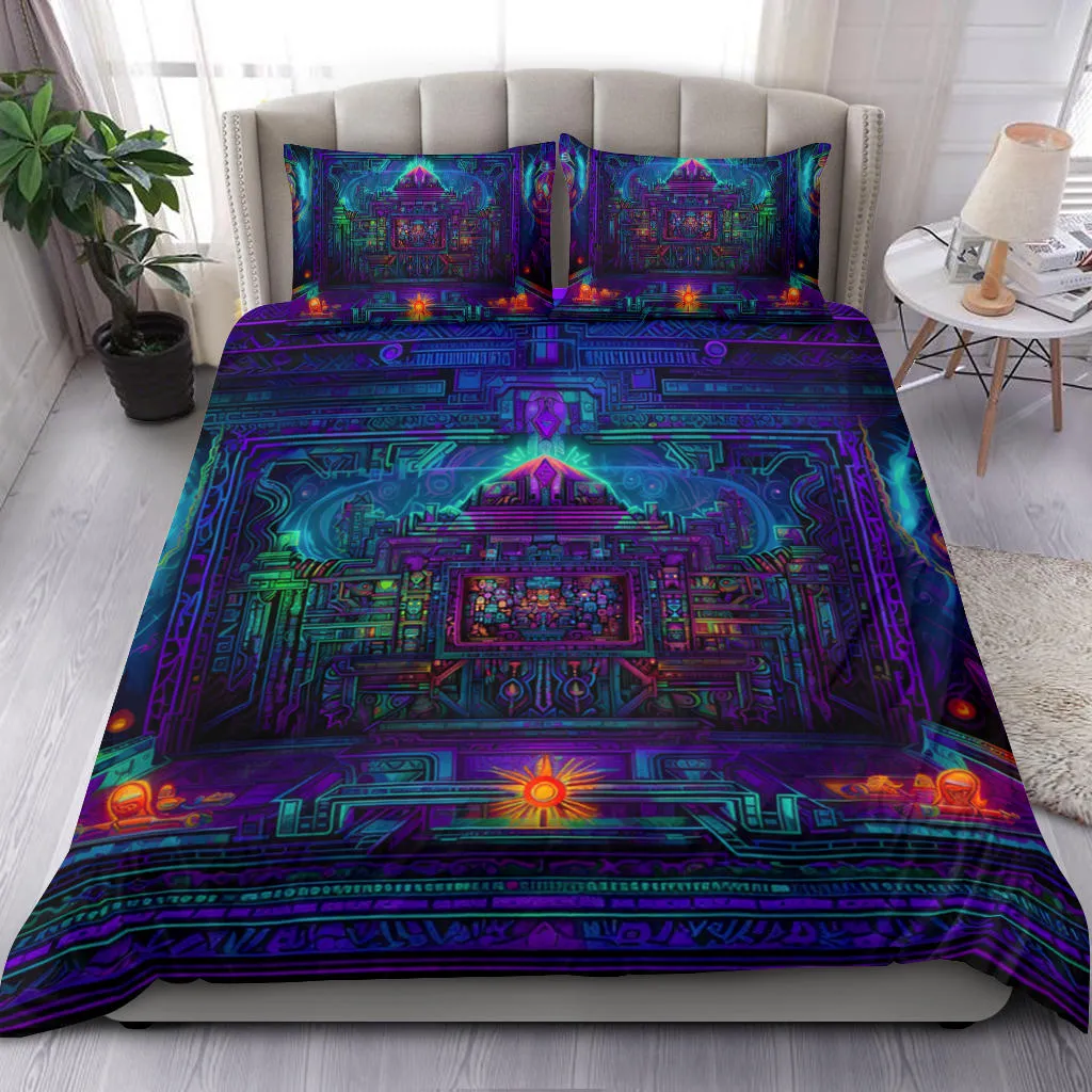 UV HUT BLU BEDDING SET  | ACIDMATH AI