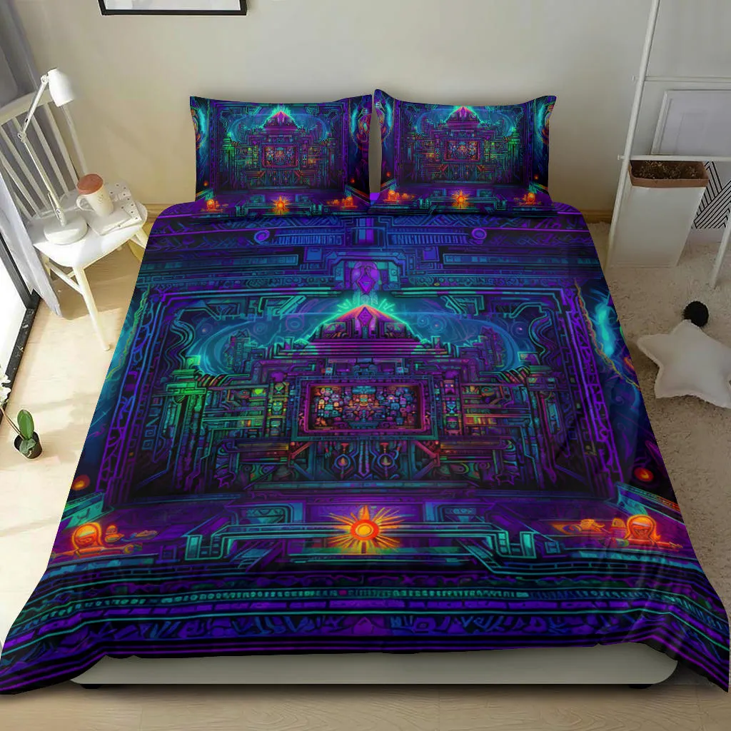 UV HUT BLU BEDDING SET  | ACIDMATH AI